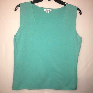 Hampshire Studio Mint ShortSleeve PXL Sweater Top NWOT